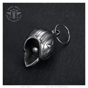 Motorcycle Bell Mocy Bell Monkey Biker Stainless Steel Silver IM#24687