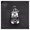 Clochette moto Mocy Bell Fleur de Lys Acier inoxydable Argent  IM#24704