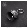 Motorcycle Bell Mocy Bell Fleur de Lys Stainless Steel Silver IM#24705