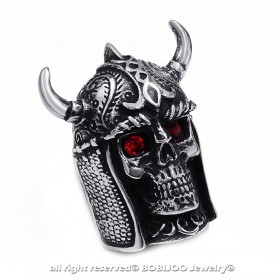 Chevalière Bague Tête de Mort Celtique Casque Heroic Fantasy  IM#24783