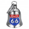 Mocy Bell Route 66 USA Campanello per moto in acciaio inossidabile argento IM#24849