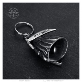 Campanello per moto Mocy Bell Grim Reaper in acciaio inossidabile argento IM#24858