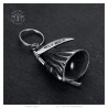 Campanello per moto Mocy Bell Grim Reaper in acciaio inossidabile argento IM#24858