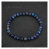 Armband Lapislazuli echte Steine 6 mm 3 Größen Mann Frau IM#24890