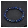 Bracelet Lapis Lazuli véritable 8mm 3 tailles Homme Femme  IM#24897