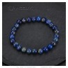 Genuine Lapis Lazuli bracelet 8mm 3 sizes Man Woman IM#24897