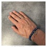 Genuine Lapis Lazuli bracelet 10mm 3 sizes Man Woman IM#24907