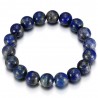 Echtes Lapislazuli-Armband, 12 mm, 3 Größen, Mann und Frau, IM#24909