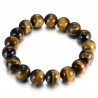 Bracelet oeil de tigre Homme 12mm  IM#24942