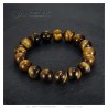 Bracciale da uomo in occhio di tigre 12 mm IM#24944