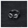 Anello chiave meccanico Uomo Donna Acciaio inossidabile Silver  IM#25124