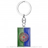 Roma traveller gypsy flag keyring IM#25186