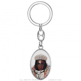 Keyring Saint Sara protects me Patron Saint of Gypsies IM#25199