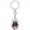 Keyring Saint Sara protects me Patron Saint of Gypsies IM#25199