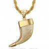 Lion claw pendant Replica Necklace Chain 60cm IM#25211