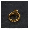 Anello Claddagh da donna Acciaio inossidabile e Oro  IM#25277