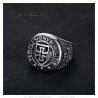 Bague templier Templi Signum Militie Acier Inoxydable  IM#25366