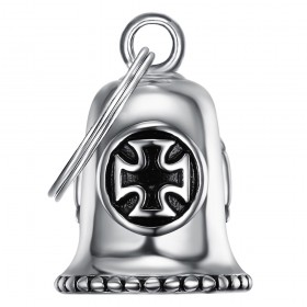 Bell trae buena suerte Motocicleta 316L de Acero de la Cruz de los Templarios Biker  IM#25503