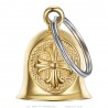 La campana porta fortuna motociclisti Moto-Croix-de-Lys Templari in Oro  IM#25514