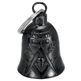 Timbre de moto Mocy Bell Cross Templar Acero Negro