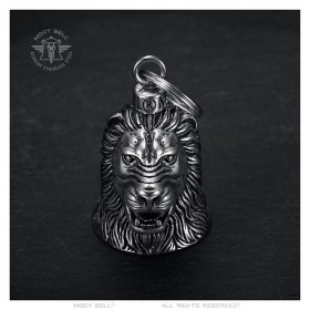 Motorcycle Bell Mocy Bell Lion Head Stainless Steel Silver IM#25539