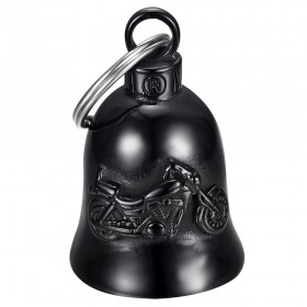 Timbre de motocicleta Guardian Mocy Bell Bécane acero inoxidable negro IM#25549