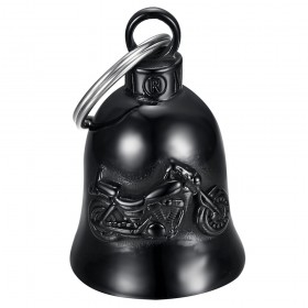 Motorcycle Bell Guardian Mocy Bell Bécane Stainless Steel Black IM#25549
