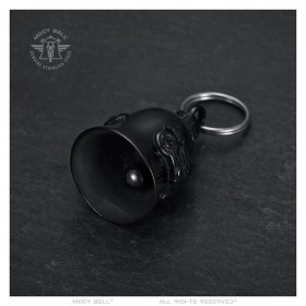 Motorcycle Bell Guardian Mocy Bell Bécane Stainless Steel Black IM#25552