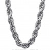 Large 10mm Twisted Chain Stainless Steel Silver IM#25580