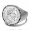 Ritter Napoleon III 20 Franken klassisch Edelstahl Silber IM#25609