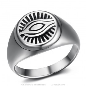 Illiminati eye of providence ring Stainless steel IM#25783