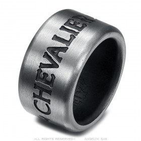 Bague templier chevalier croix Anneau 14m Acier inoxydable  IM#25818