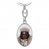 Keyring Saint Sara protects me Patron saint of gypsies  IM#25885