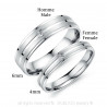 AL0033 BOBIJOO Jewelry Alliance Choice Of Stainless Steel, Zirconium Brushed