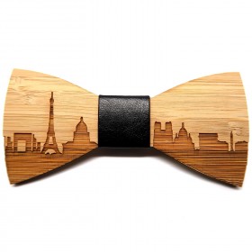 Wooden bow tie Paris France IM#26072