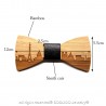 Wooden bow tie Paris France IM#26074