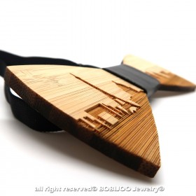 Wooden bow tie Paris France IM#26075