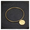 Bracciale rigido Napoleone III in acciaio inossidabile 316l Oro 65 mm IM#26198