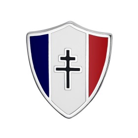 Pin's Patriotic France Shield Cross of Lorraine IM#26341