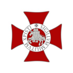 Pin de solapa con cruz templaria Sigillum Militum Xpisti IM#26355