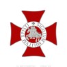 Pin's épinglette Croix des Templiers Sigillum Militum Xpisti  IM#26356