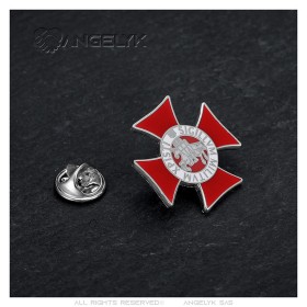 Templar Cross Lapel Pin Sigillum Militum Xpisti IM#26358