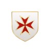 Pin's épinglette Blason templier Croix de Malte Rouge  IM#26374