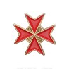 Anstecknadel mit Malteserkreuz des Roten Templers, IM#26381