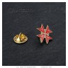 Pin de solapa de la Cruz de Malta de los Templarios Rojos IM#26383