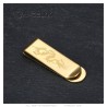 Clip para billetes de dragón Acero inoxidable dorado con oro fino IM#26456