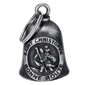 Motorcycle bell Saint-Christophe Stainless steel Vintage IM#26526