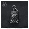 Motorcycle bell Mocy Bell Ride to Live Skull HD Stainless steel vintage IM#26540