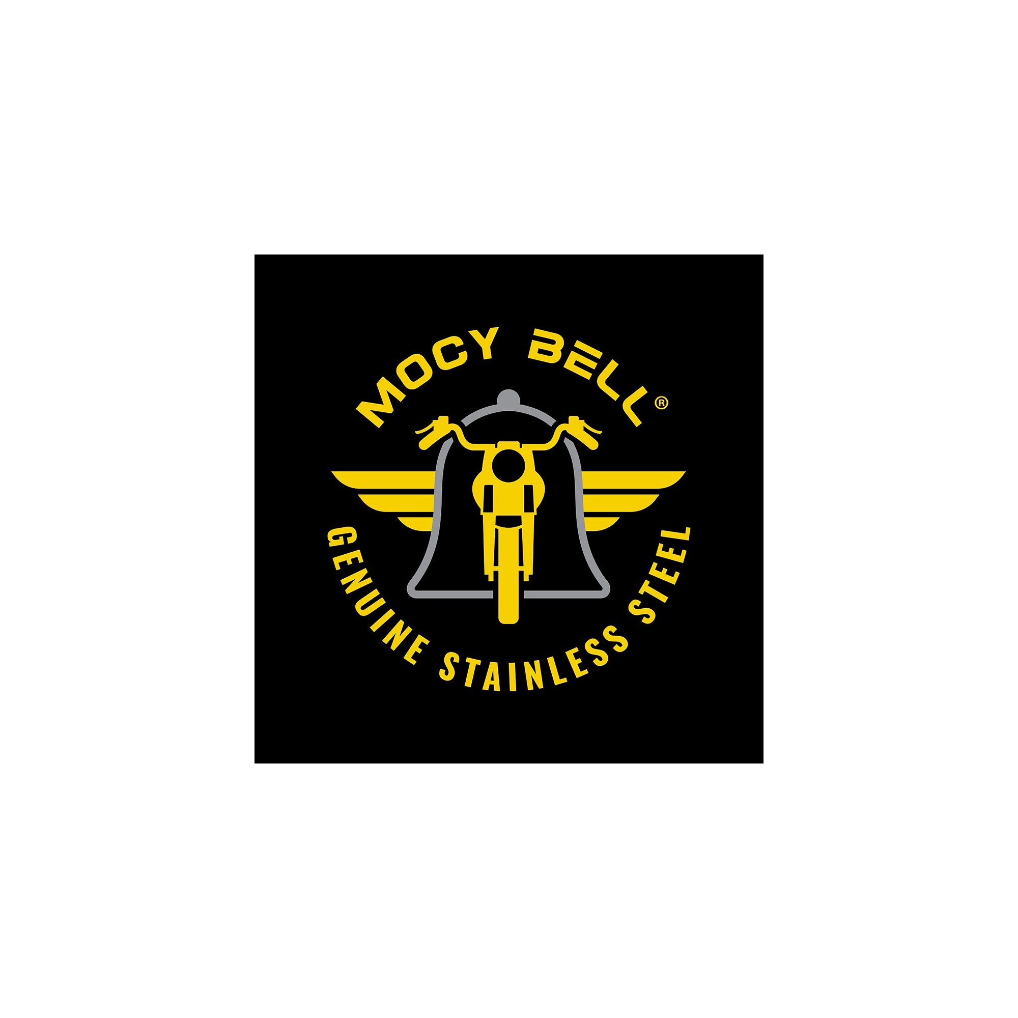 Clochette Moto Mocy Bell Ride To Live Crâne HD Acier