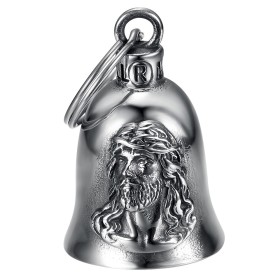 Motorcycle bell Mocy Bell Jesus Christ Stainless steel IM#26580